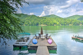 Nantahala Lake Family Home with Private Dock and Views